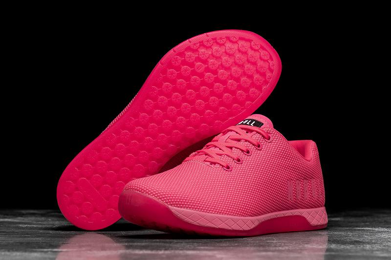 Men's Nobull Neon Pink Trainers Pink | SG H2341A